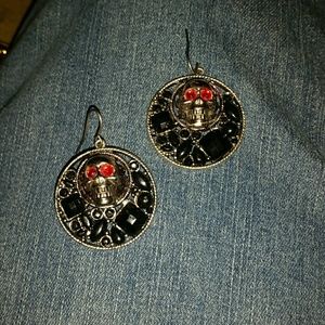 CUSTOM MADE SKULL HOOPS